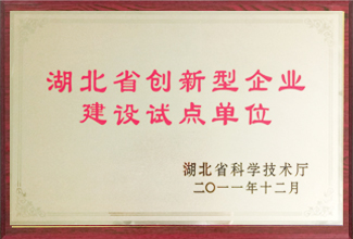 湖北省創(chuàng)新型企業(yè)建設試點單位
